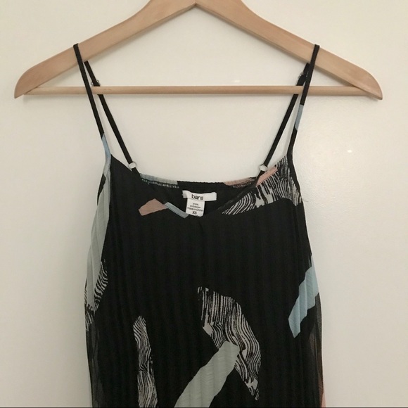 Bar III multi color print spaghetti strap dress - Picture 2 of 5